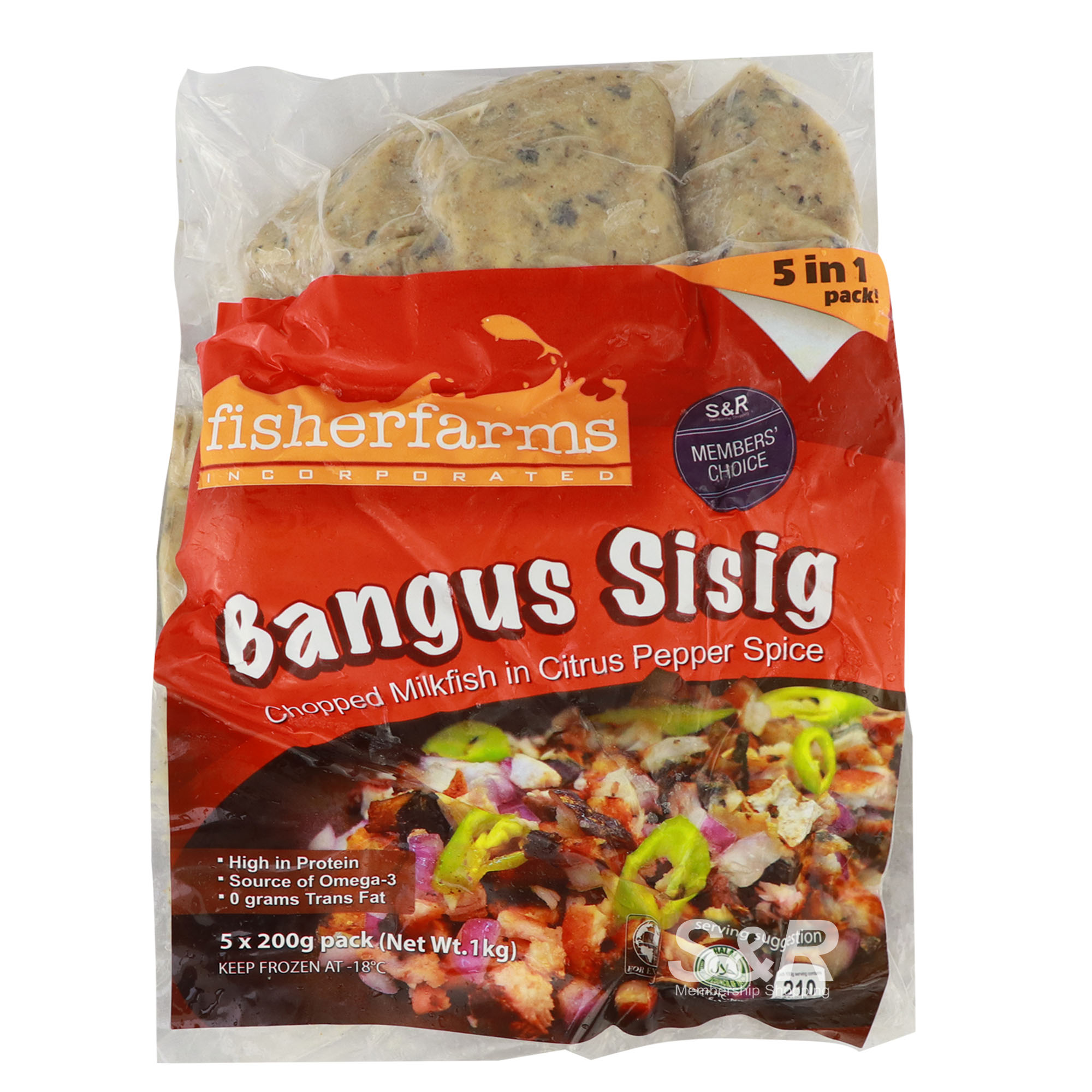 Fisher Farms Bangus Sisig 1kg Fisher Farms Bangus Sisig 1kg